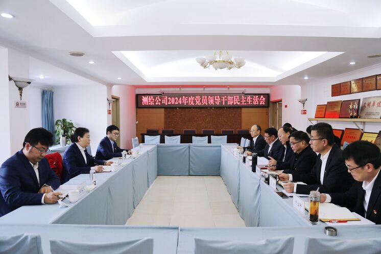 深入剖析找问题 精准施策促提升 ——测绘公司党委召开2024年度民主生涯会