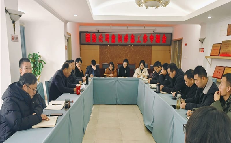 测绘公司召开意识形态事情专题会