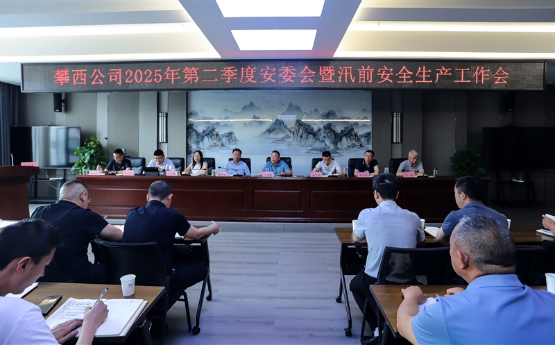 攀西公司召开二季度安委会暨汛前清静生产事情会