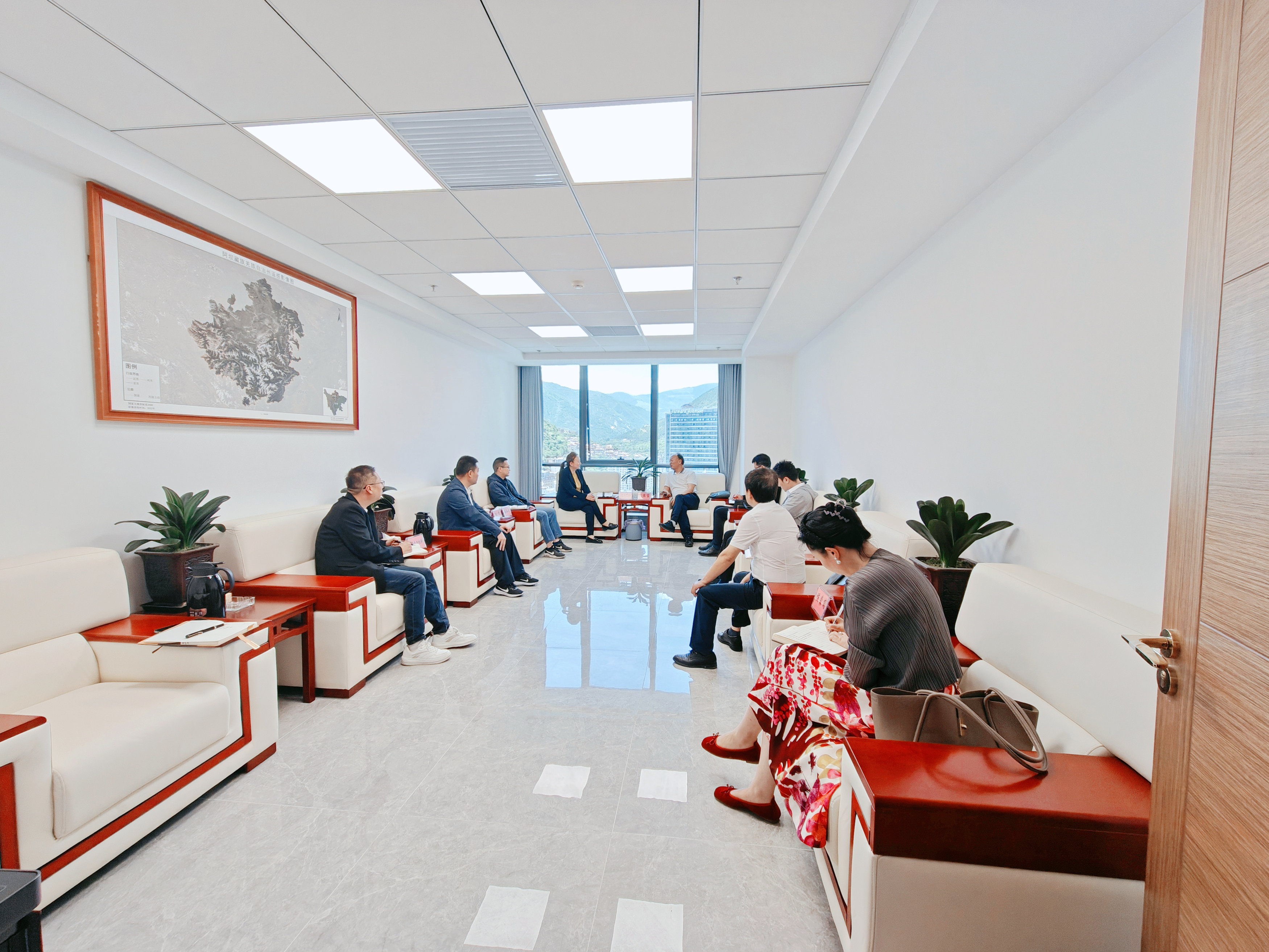 阿坝州自然拉斯维加斯3133cc局座谈交流