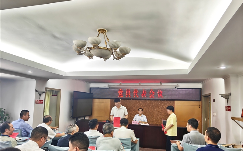 测绘公司党委召开党员代表聚会选举出席集团第一次党代会代表