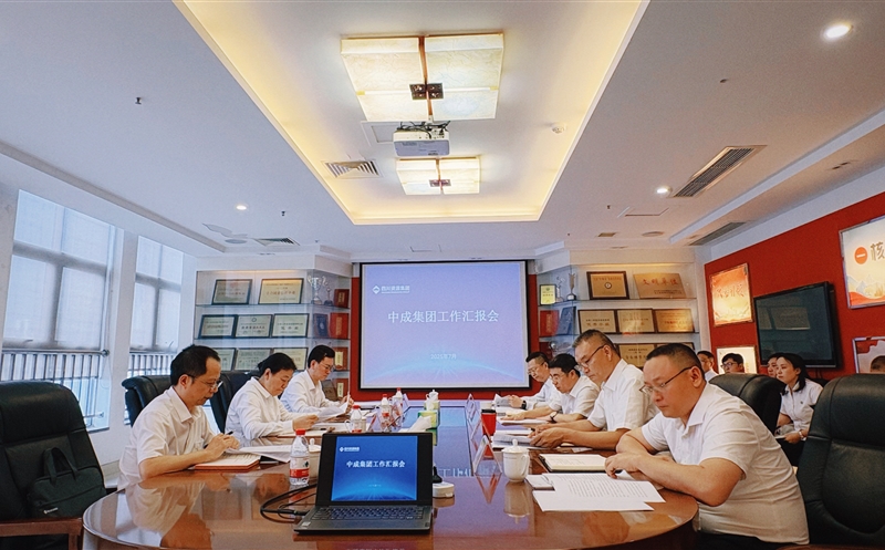 四川拉斯维加斯3133cc集团向导赴中成集团调研指导事情