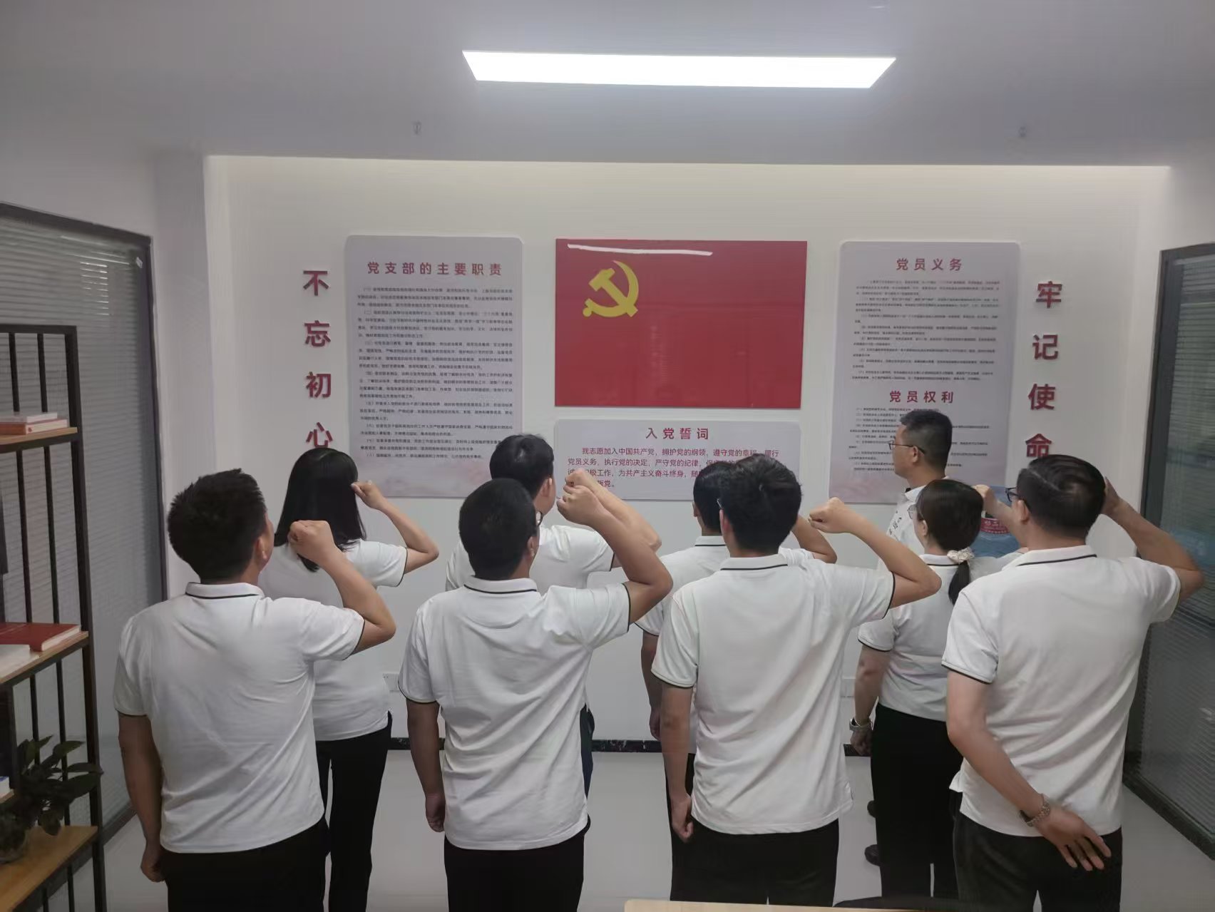 四川拉斯维加斯3133cc科创园项目党支部-宣誓