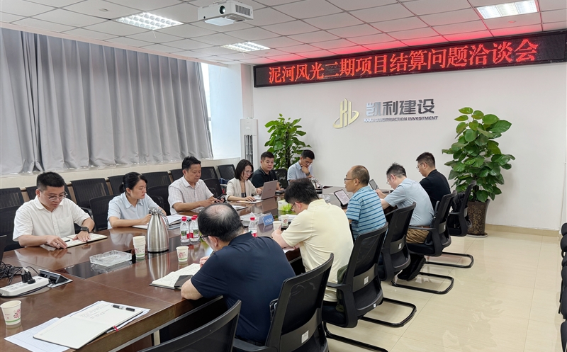 测绘公司向导应邀加入泥河风物二期项目结算问题洽谈会