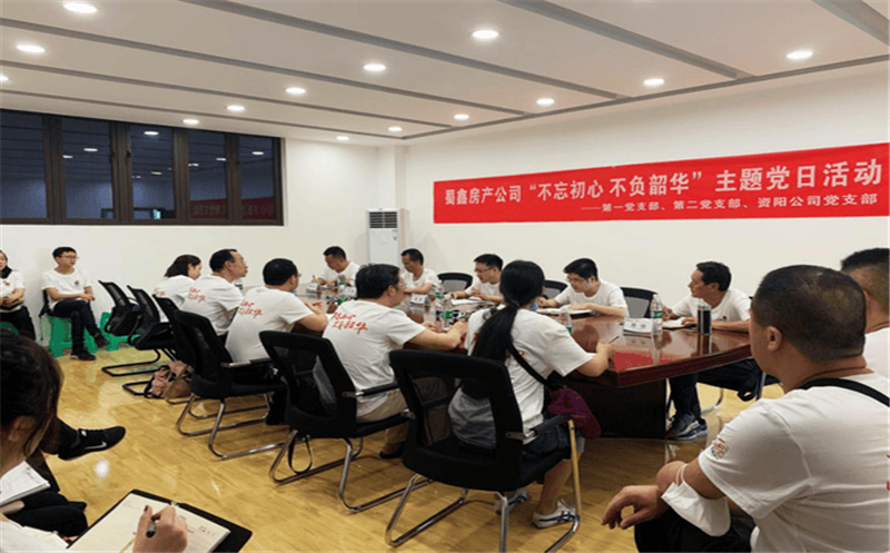 蜀鑫公司党支部开展“不忘初心 不负韶华”主题党日活动