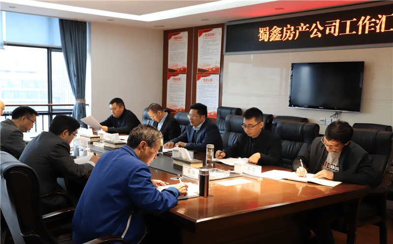 徐锡惠到蜀鑫房产调研经济运行情形