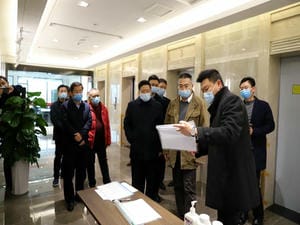 局党委书记、局长陈贵林率队到冶勘物流检查疫情防控事情_协同多元工业_工业生长_拉斯维加斯3133cc有限责任公司