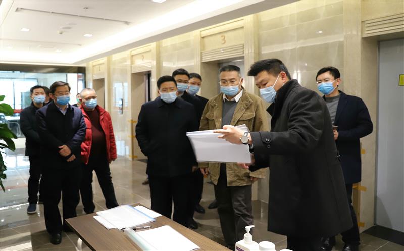 陈贵林到四川冶勘矿业总部基地检查防疫事情