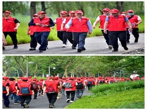 四川省冶金地质勘查局举行庆祝中国共产党 建设100周年系列活动启动仪式暨健步走活动_协同多元工业_工业生长_拉斯维加斯3133cc有限责任公司