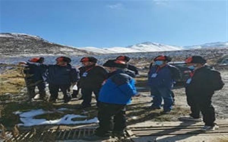 青海省推动黄河流域生态保唬；；； 和高质量生长向导小组到海鑫矿业 举行尾矿库治理事情专项调研