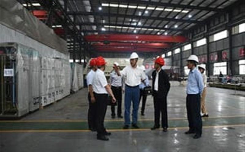 集团党委书记、董事长陈贵林一行到西核制造公司调研指导事情