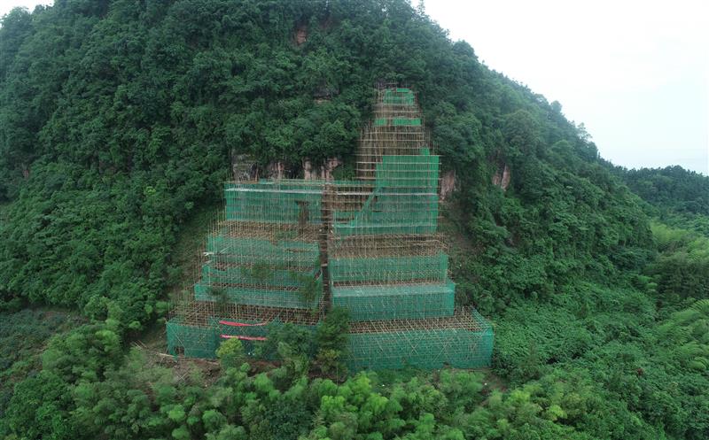 蜀通建设集团高质量完成“重庆市三峡后续妄想地质灾难治理工程项目江津区西湖镇骆来场危岩”勘查外业事情