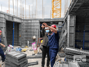 公司向导前往渠县万达铝模板租赁项目施工现场调研指导事情_协同多元工业_工业生长_拉斯维加斯3133cc有限责任公司