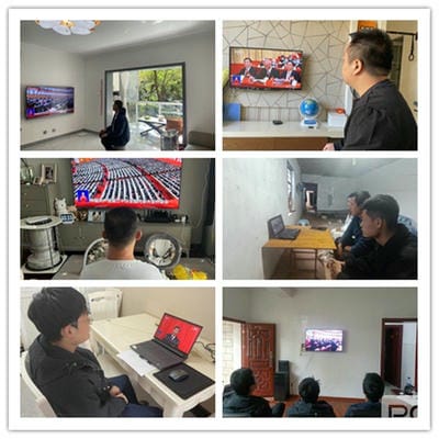 热烈庆祝中国共产党第二十次天下代表大会胜利召开——地矿集团全体职工收听收看开幕会_红色堡垒_党建群团_拉斯维加斯3133cc有限责任公司