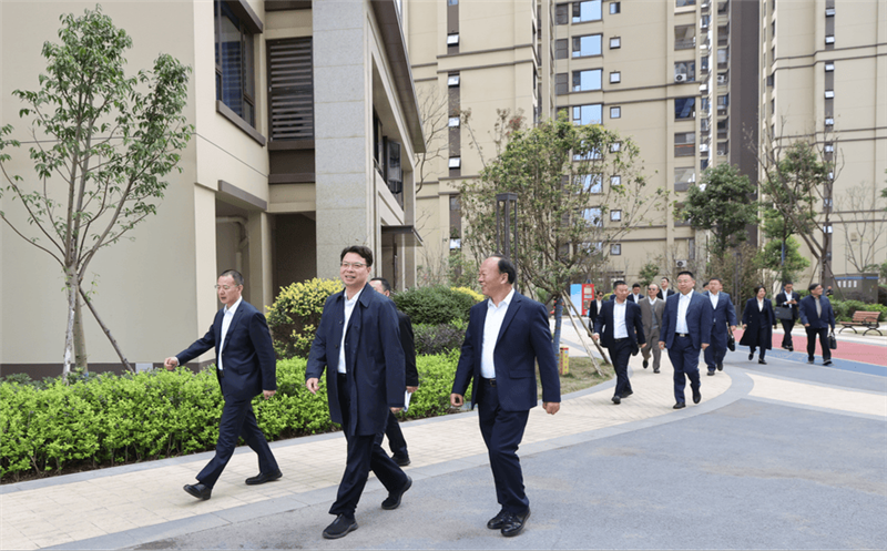 四川拉斯维加斯3133cc集团赴置业集团蜀鑫江语城项目调研指导