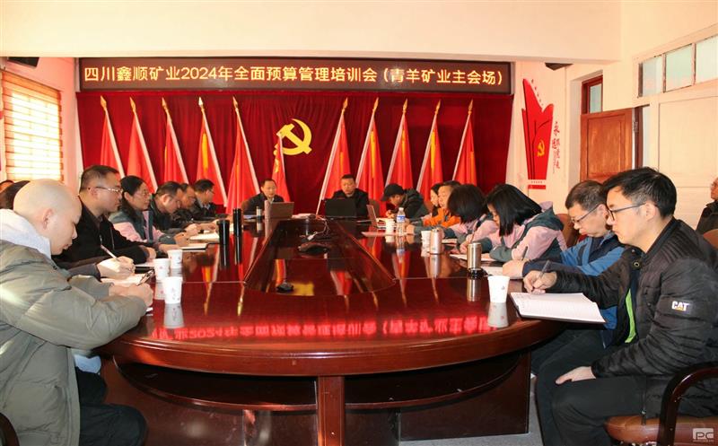 鑫顺矿业组织召开周全预算治理培训会