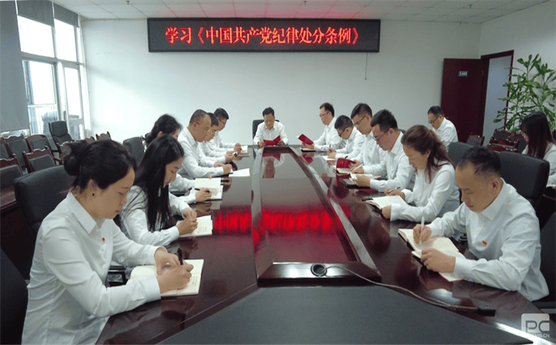 增强规则意识，，，，严守纪律底线 ——物探院组织学习新修订《中国共产党纪律处分条例》