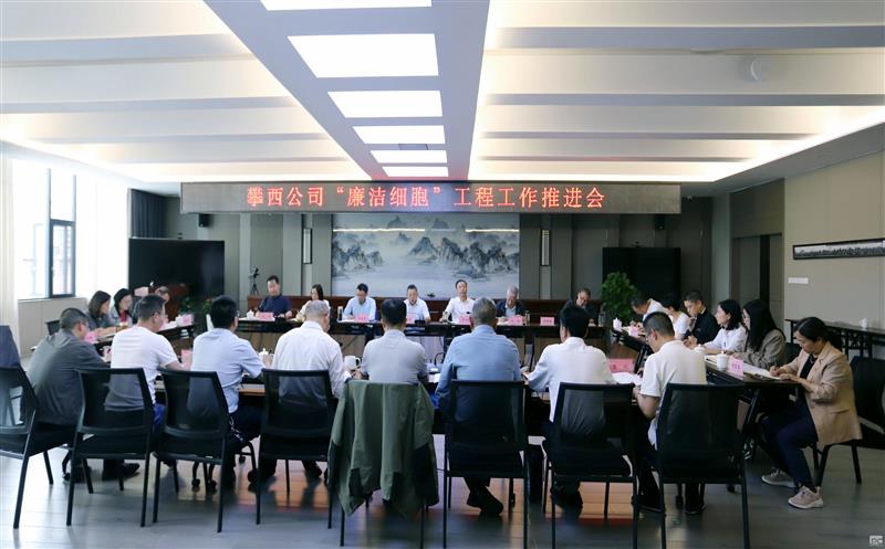 攀西公司召开“清廉细胞”工程 事情推进会