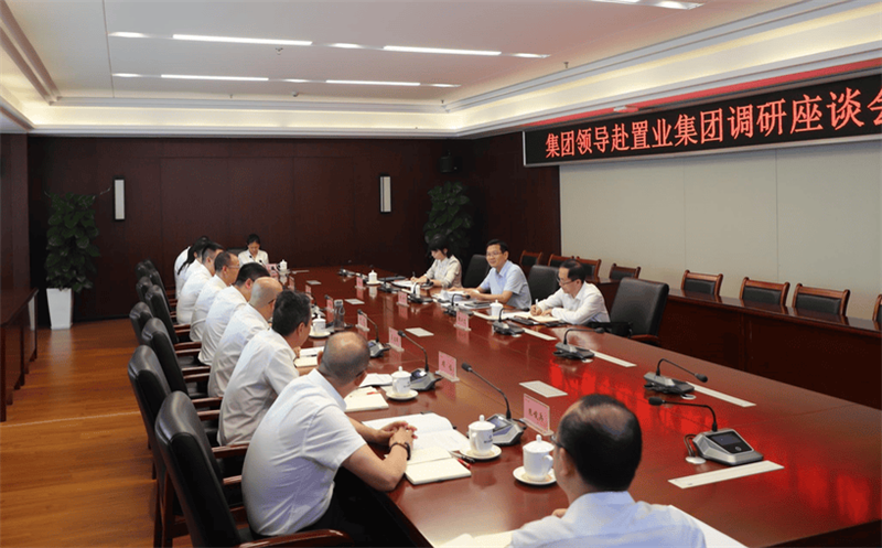 集团向导到置业集团调研指导事情